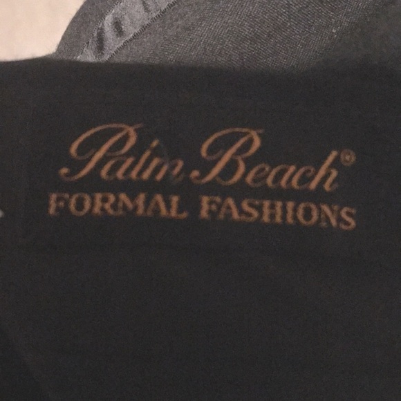 Vtg (80s) Palm Beach 3pc Tuxedo, Peaked Lapel 48L - Picture 10 of 10